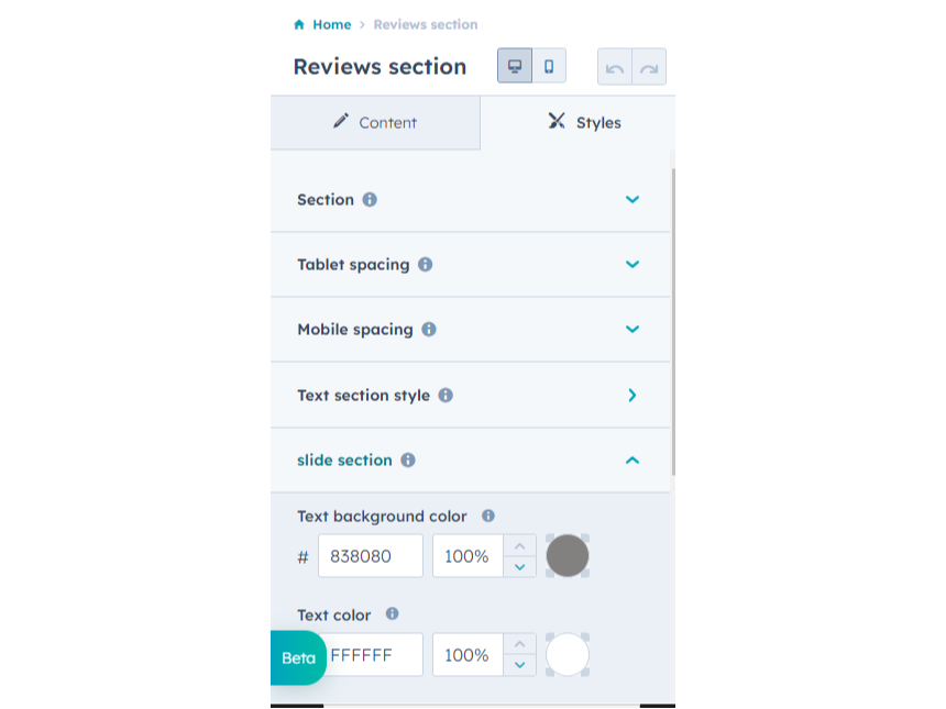 Easily change module style.