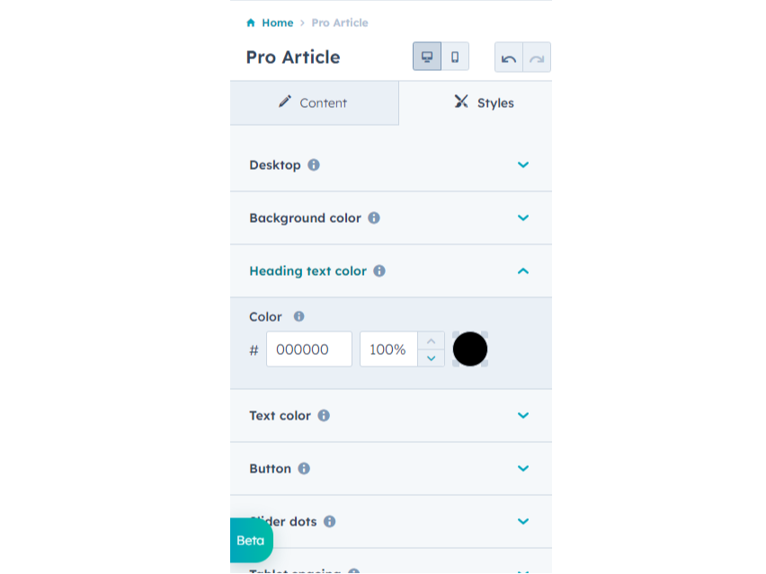 Easily change module style.