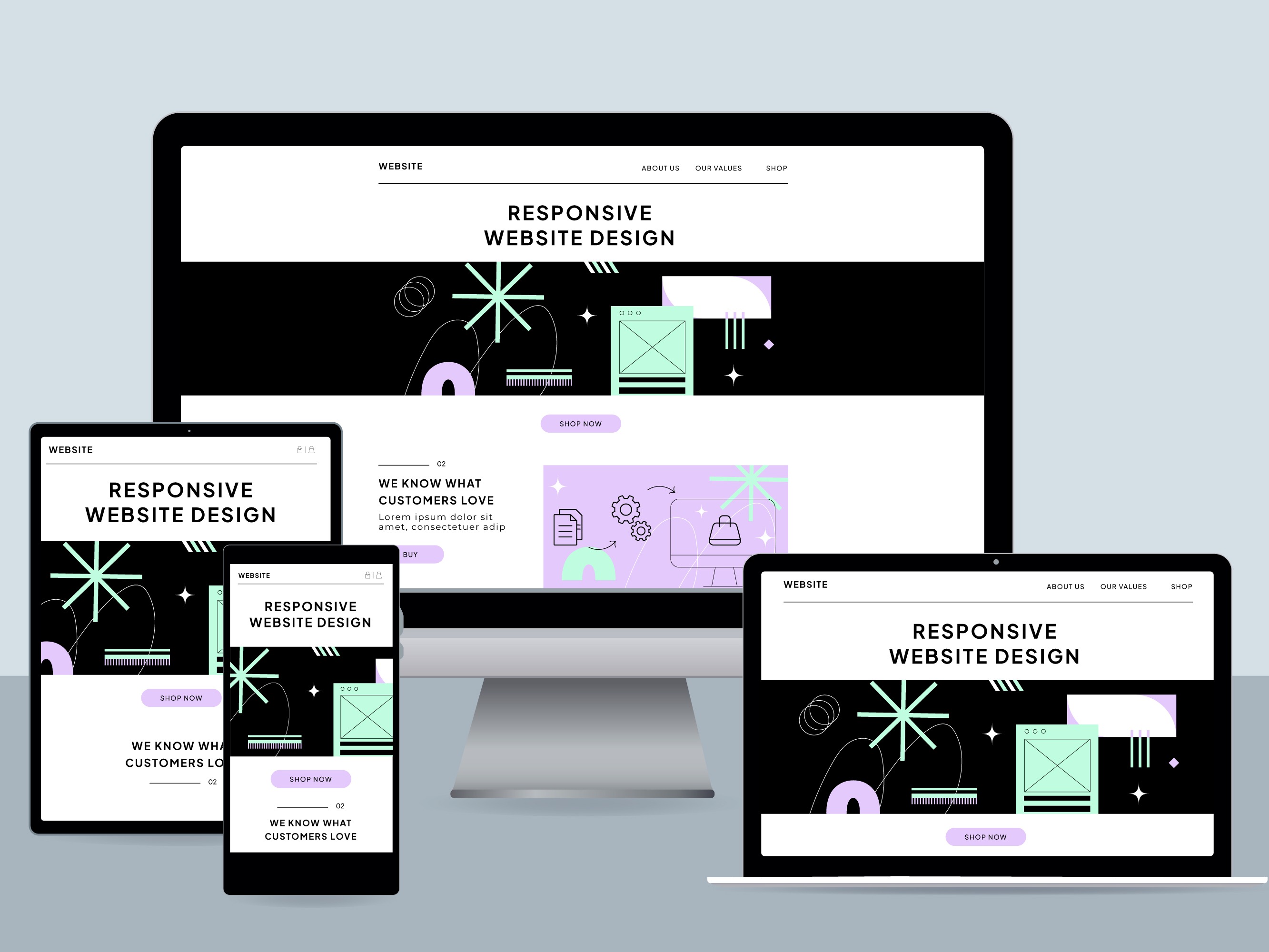 Fully Responsive  Themes - Looks Good on Mobile Devices