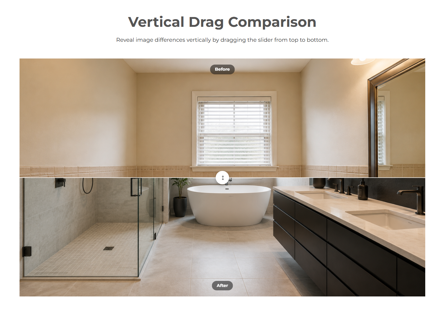 Vertical Drag Comparison