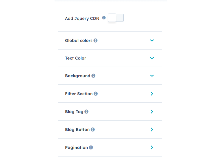 Color can be customized for blog and text