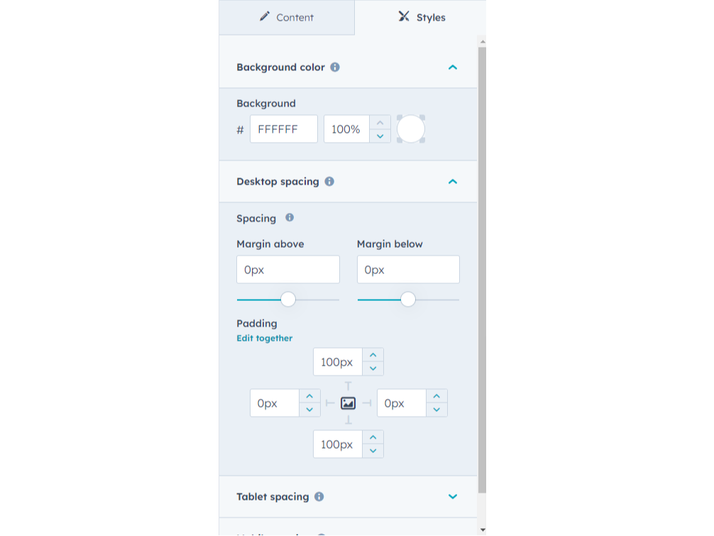 Easily change module sytle