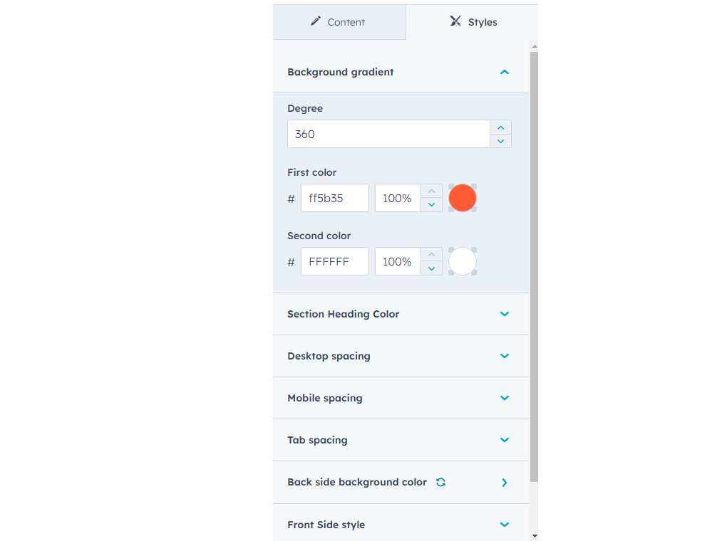Easily change module sytle