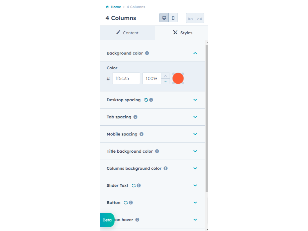 Easily change module style