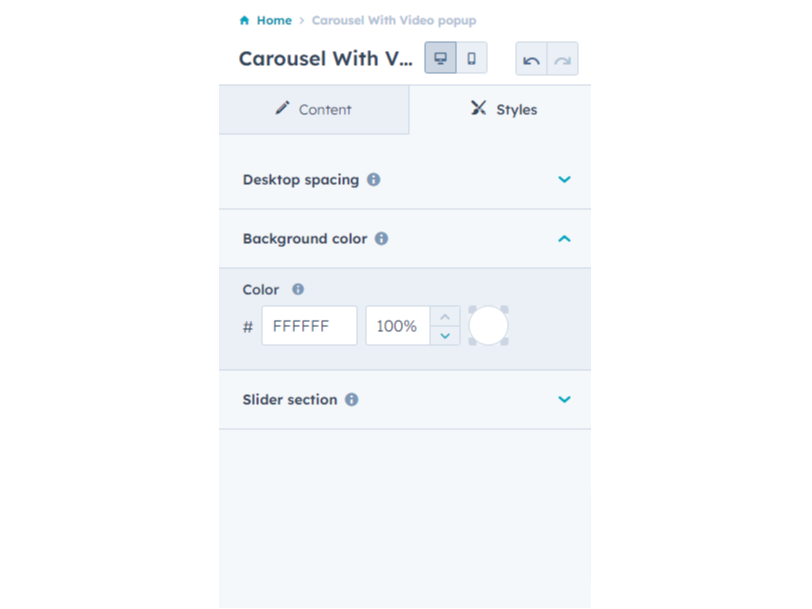Easily change module style.
