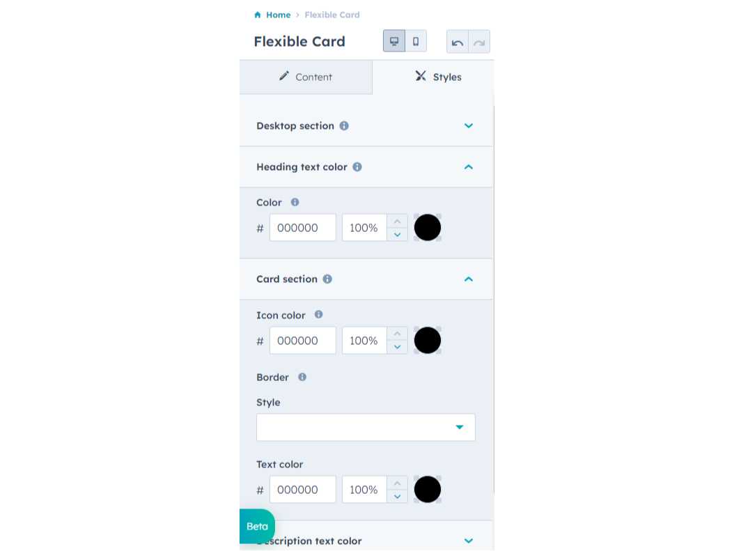Easily change module style.