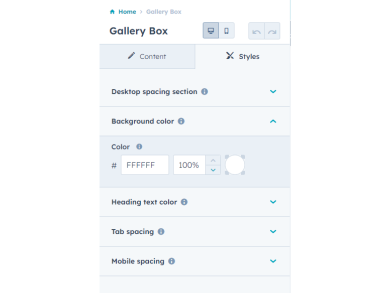 Easily change module style.