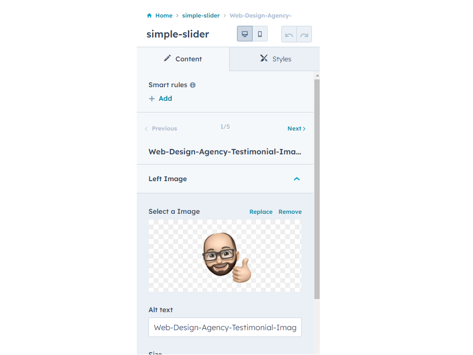 It is repeater  slider