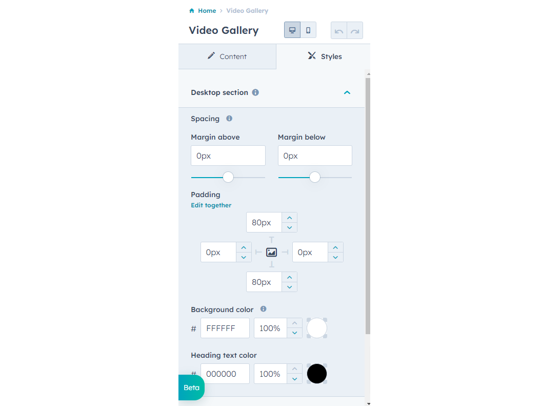 Easily change module style.