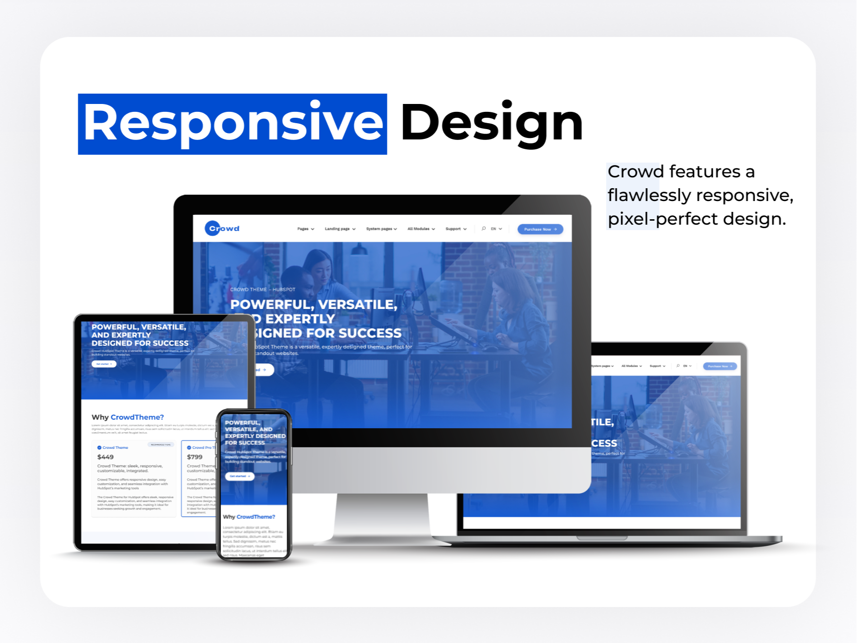 Seamlessly Responsive Across All Devices