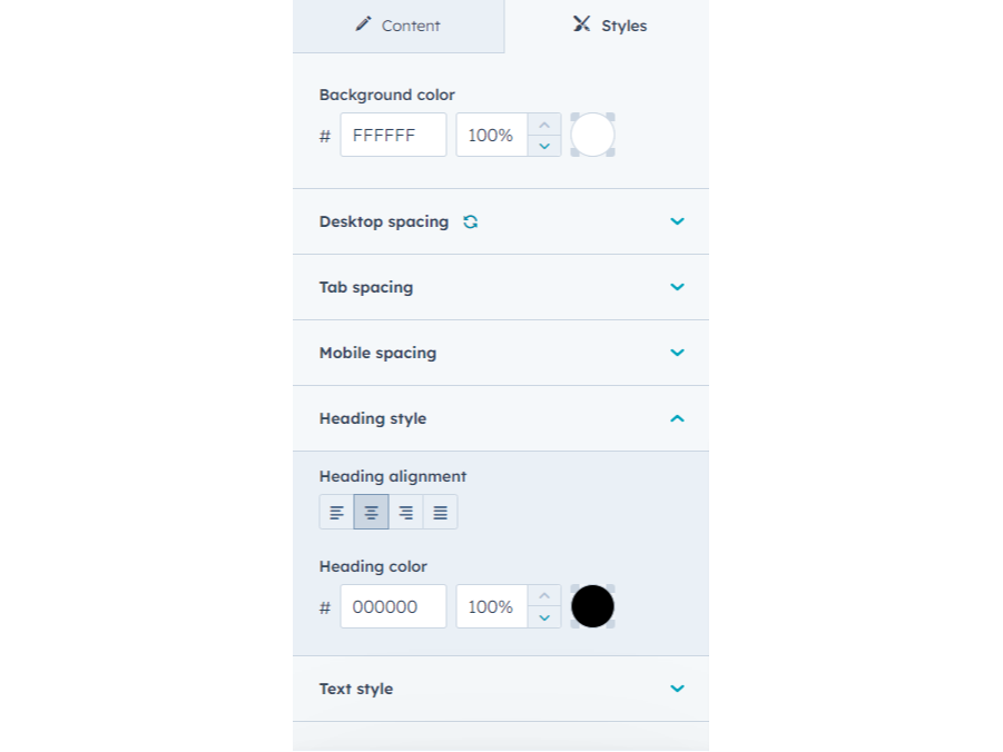 Easily change module sytle