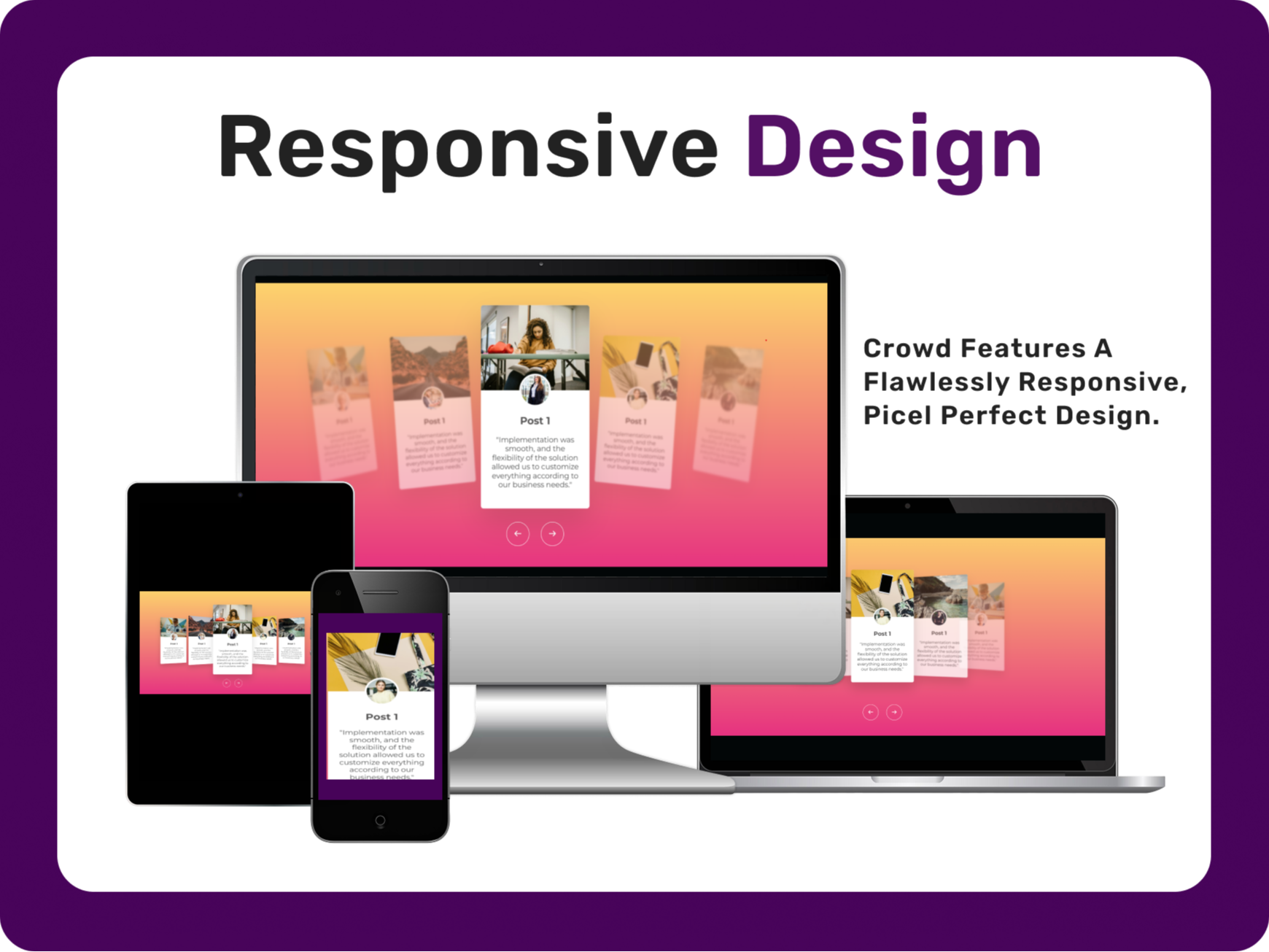 Fully Responsive Design