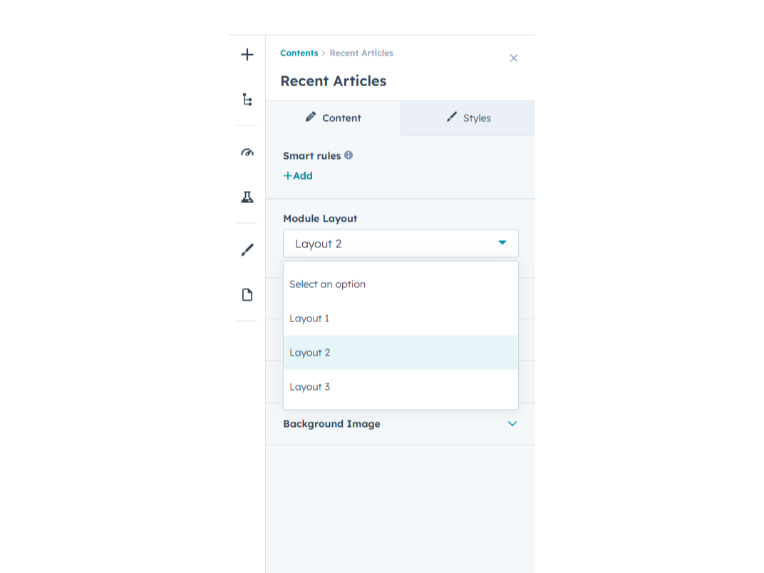 Multiple Layout Options