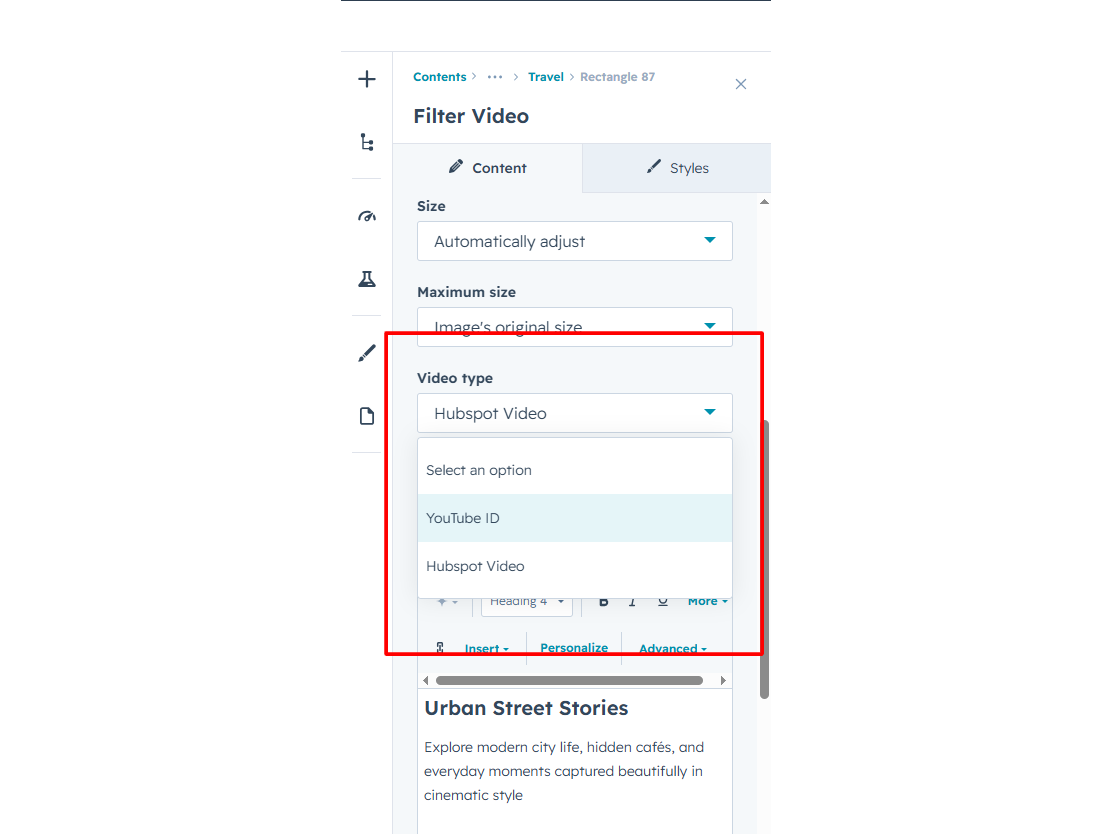 YouTube & HubSpot Video Support