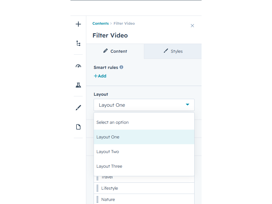 Multiple Layout Variations