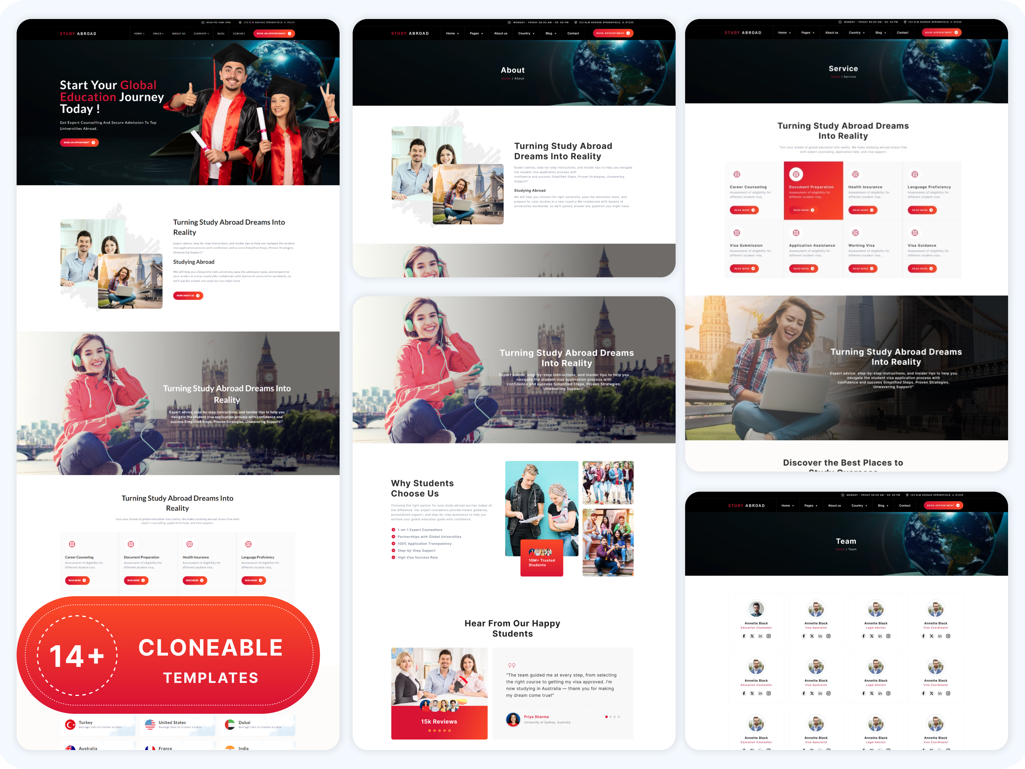 14+ Fully Customizable Templates Included