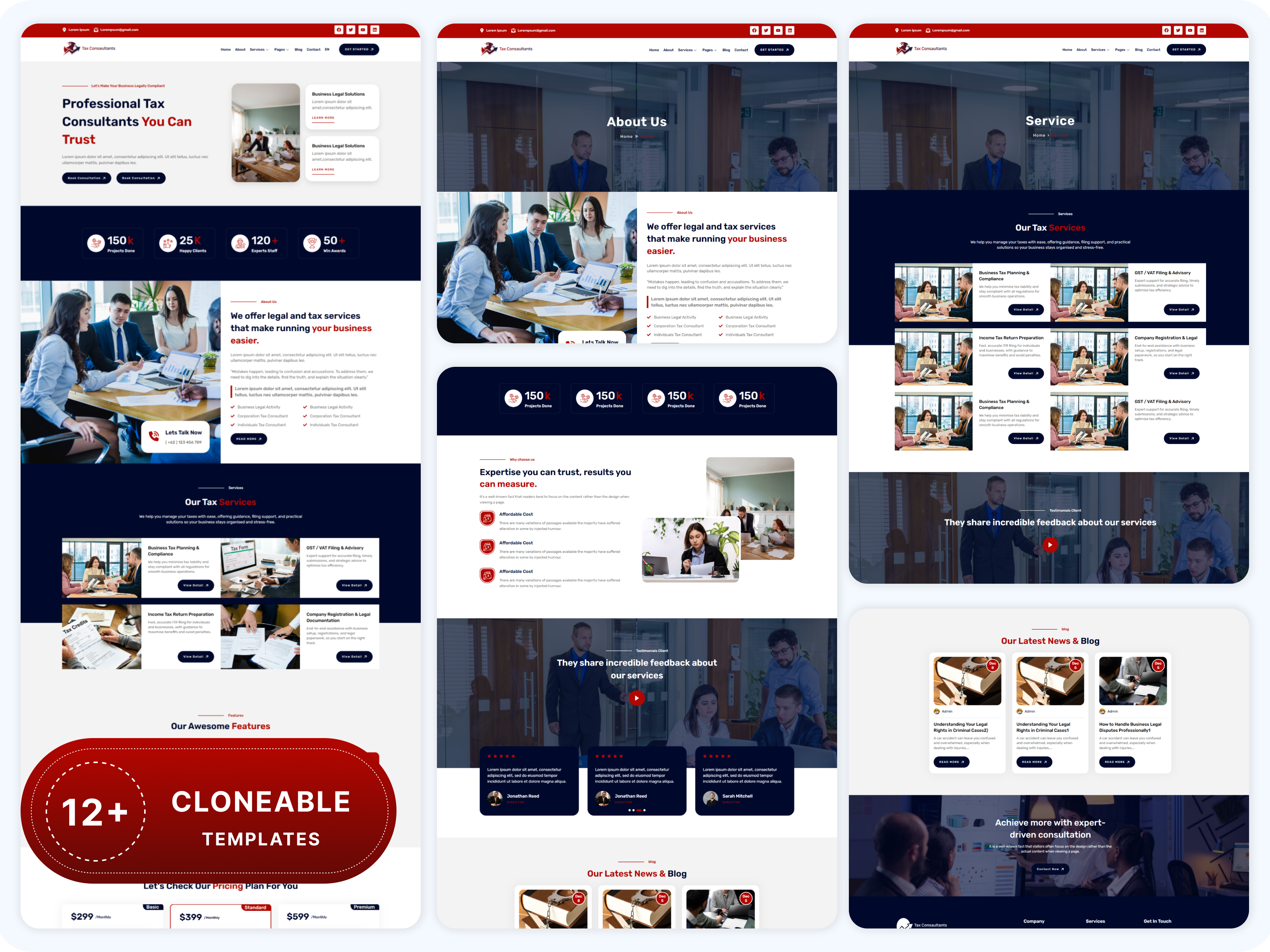 12+ Fully Customizable Templates Included
