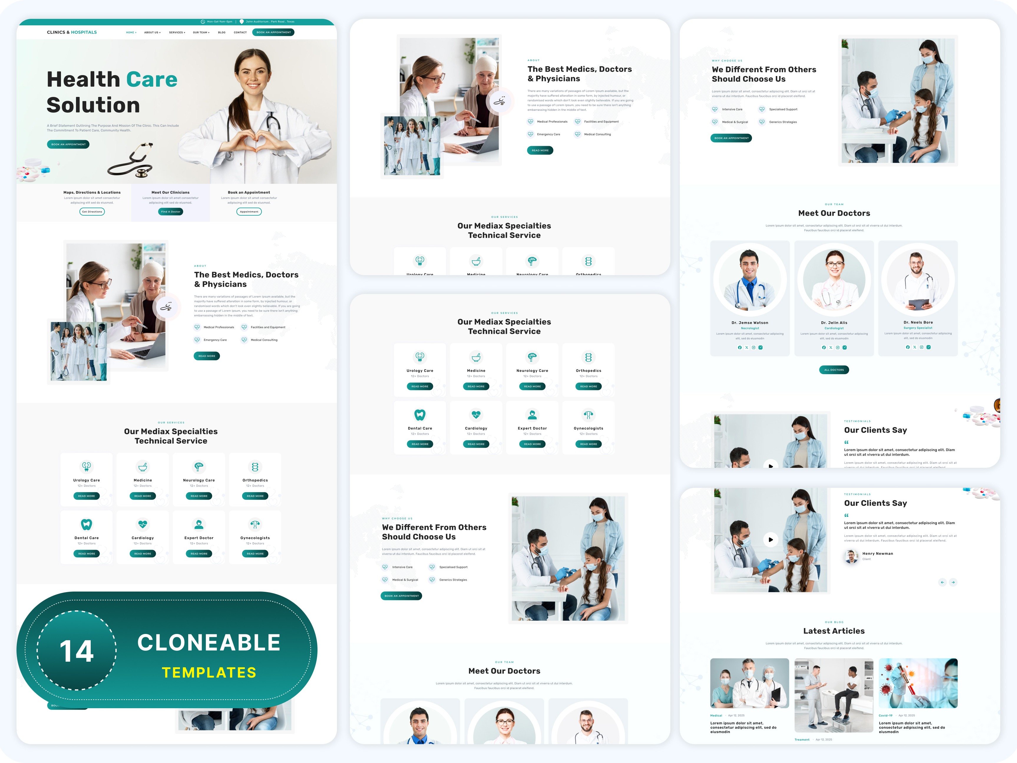 14 Fully Customizable Templates Included