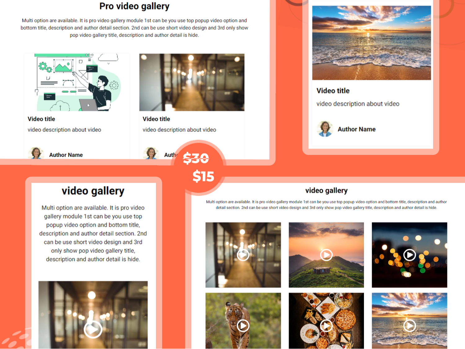 Pro Video Gallery Module by Crowdvolley It Solutions