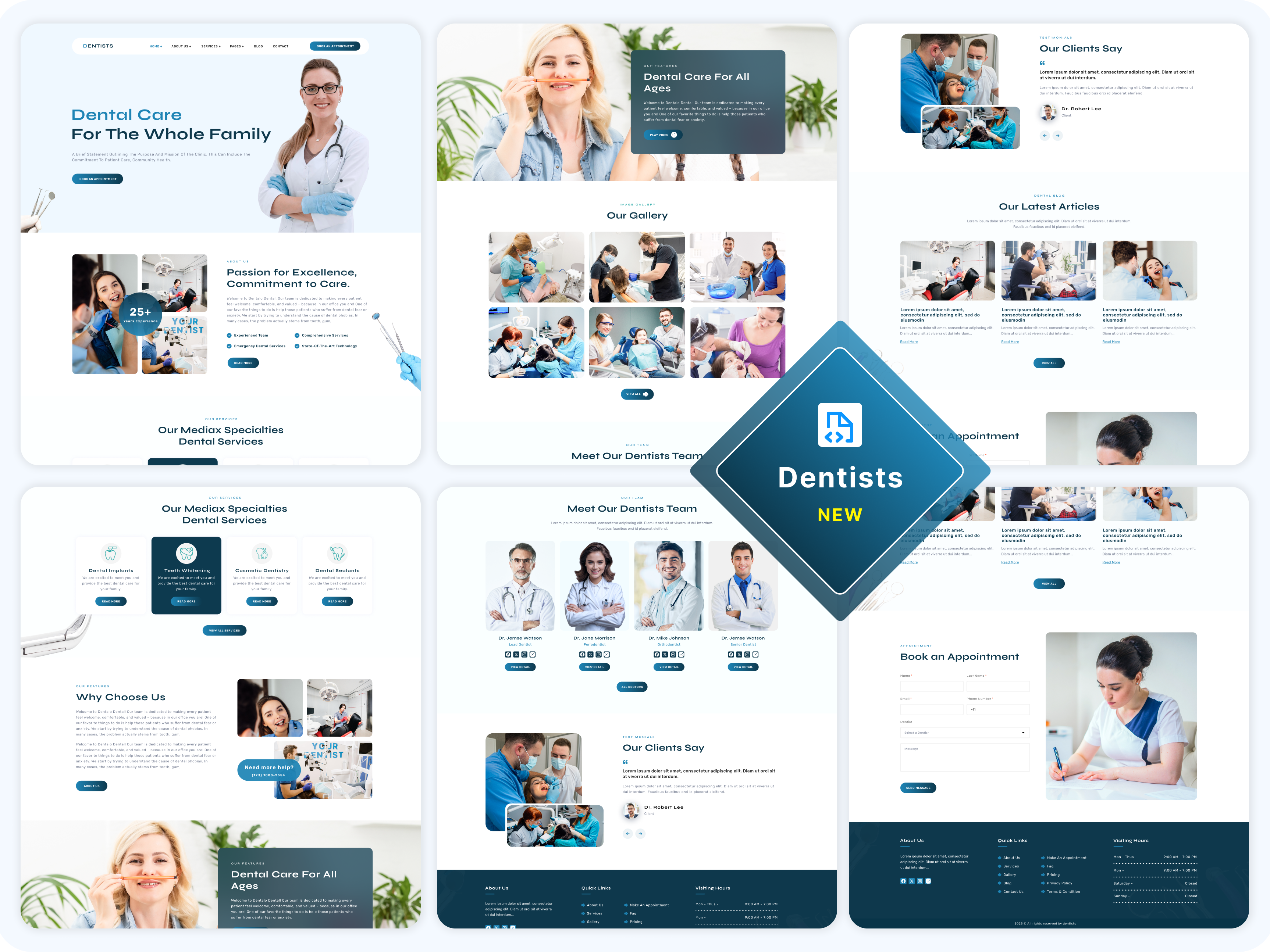 A Theme Designed for Dentists