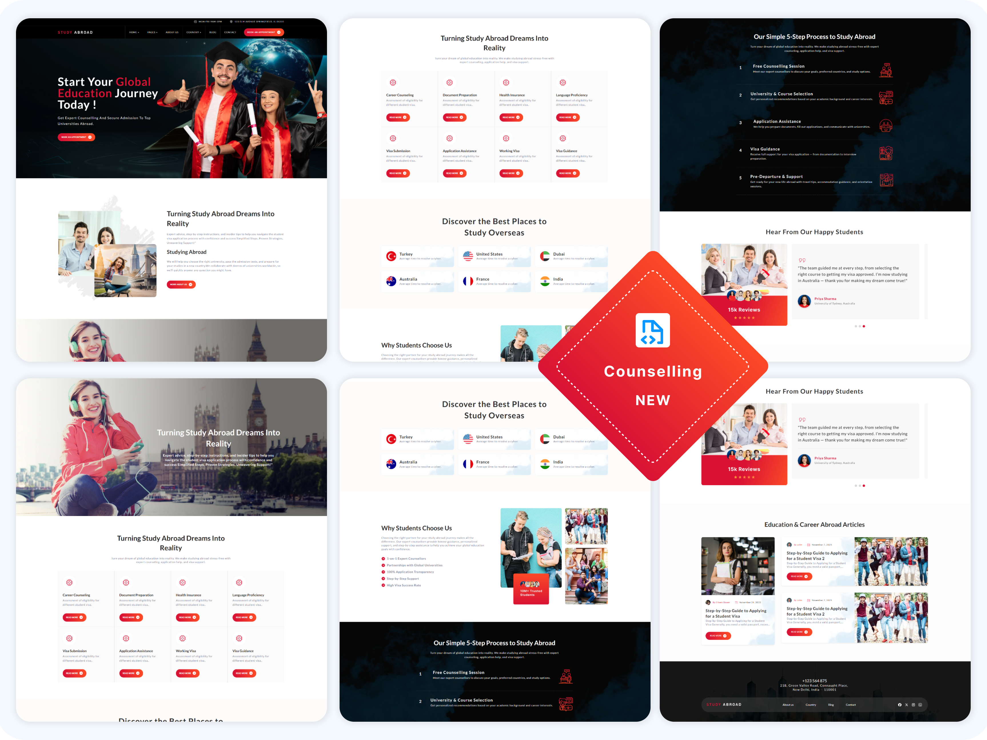 A Theme Designed for Counselling