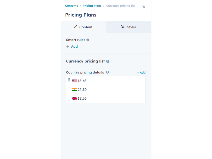 Loop feature in the module.