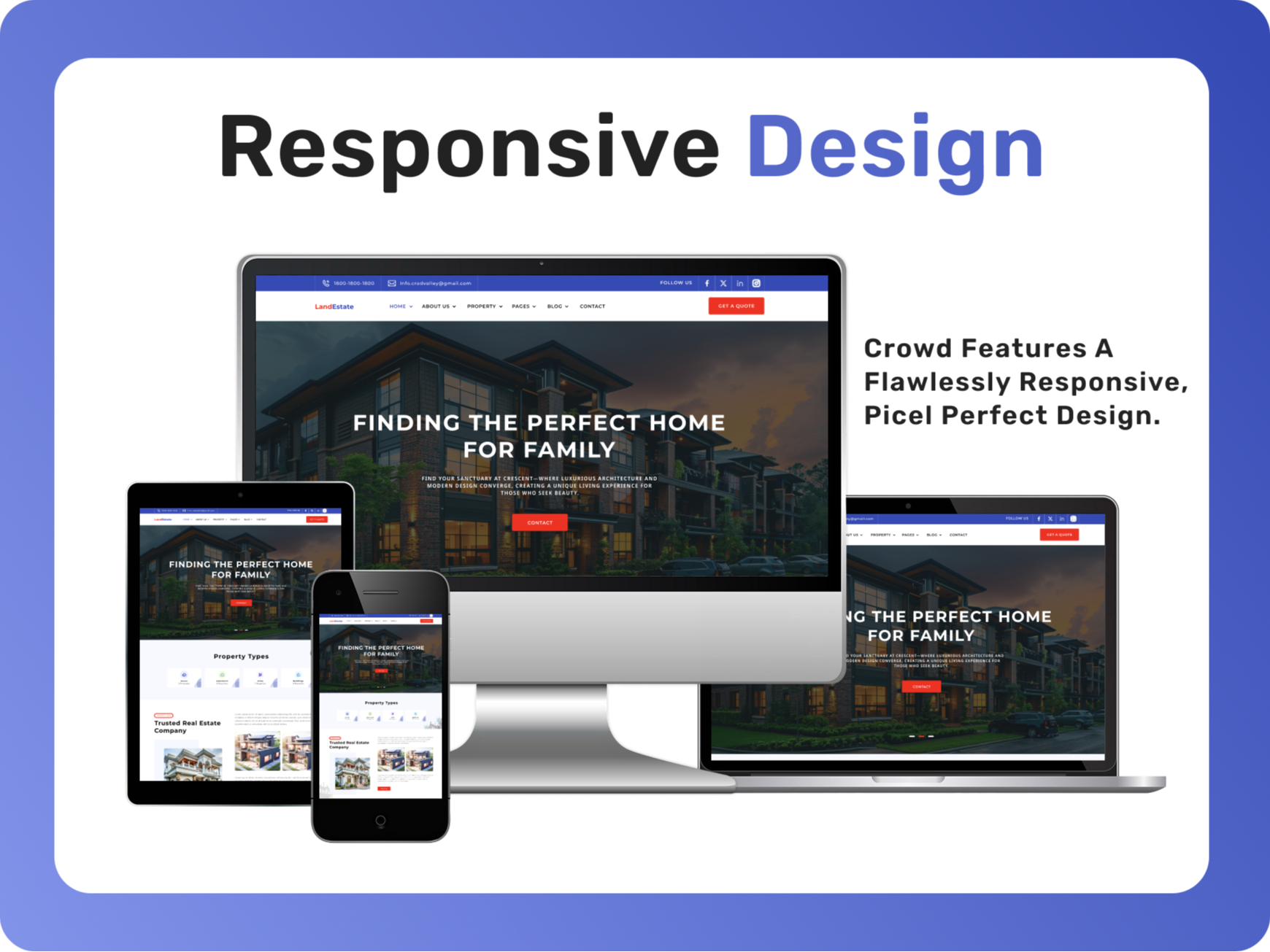 Accessible Care, Anytime, Anywhere — 100% Fully Responsive.