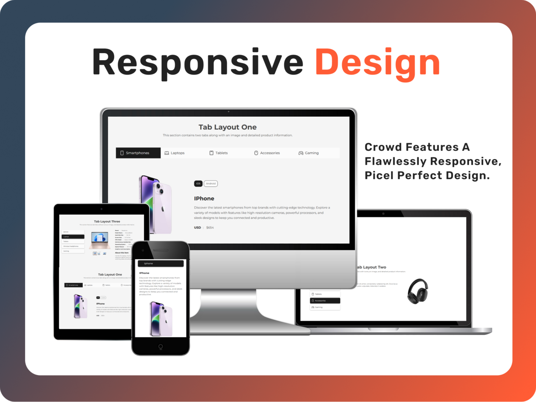Fully Responsive Module Optimized for All Devices