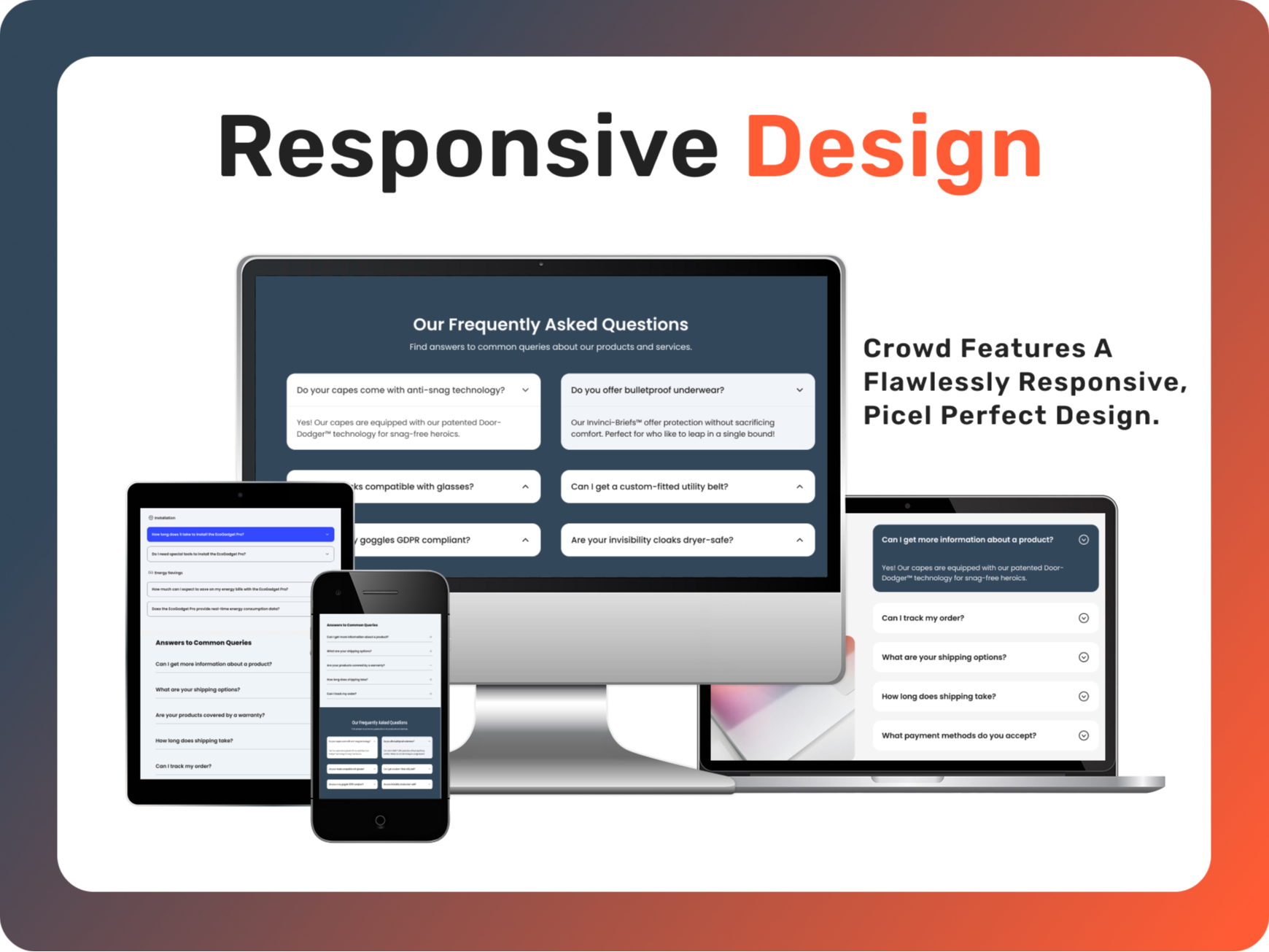 Fully Responsive Module Optimized for All Devices