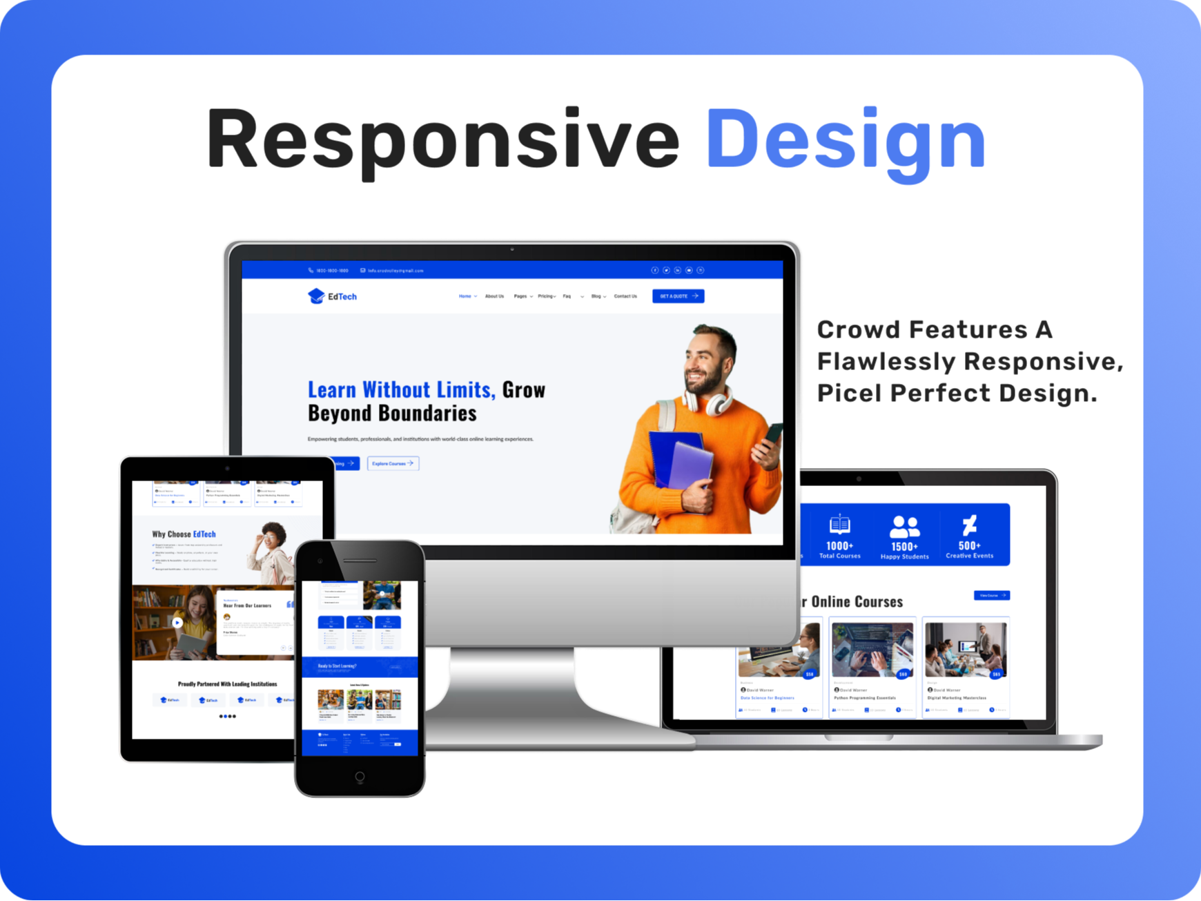 Accessible Care, Anytime, Anywhere — 100% Fully Responsive.