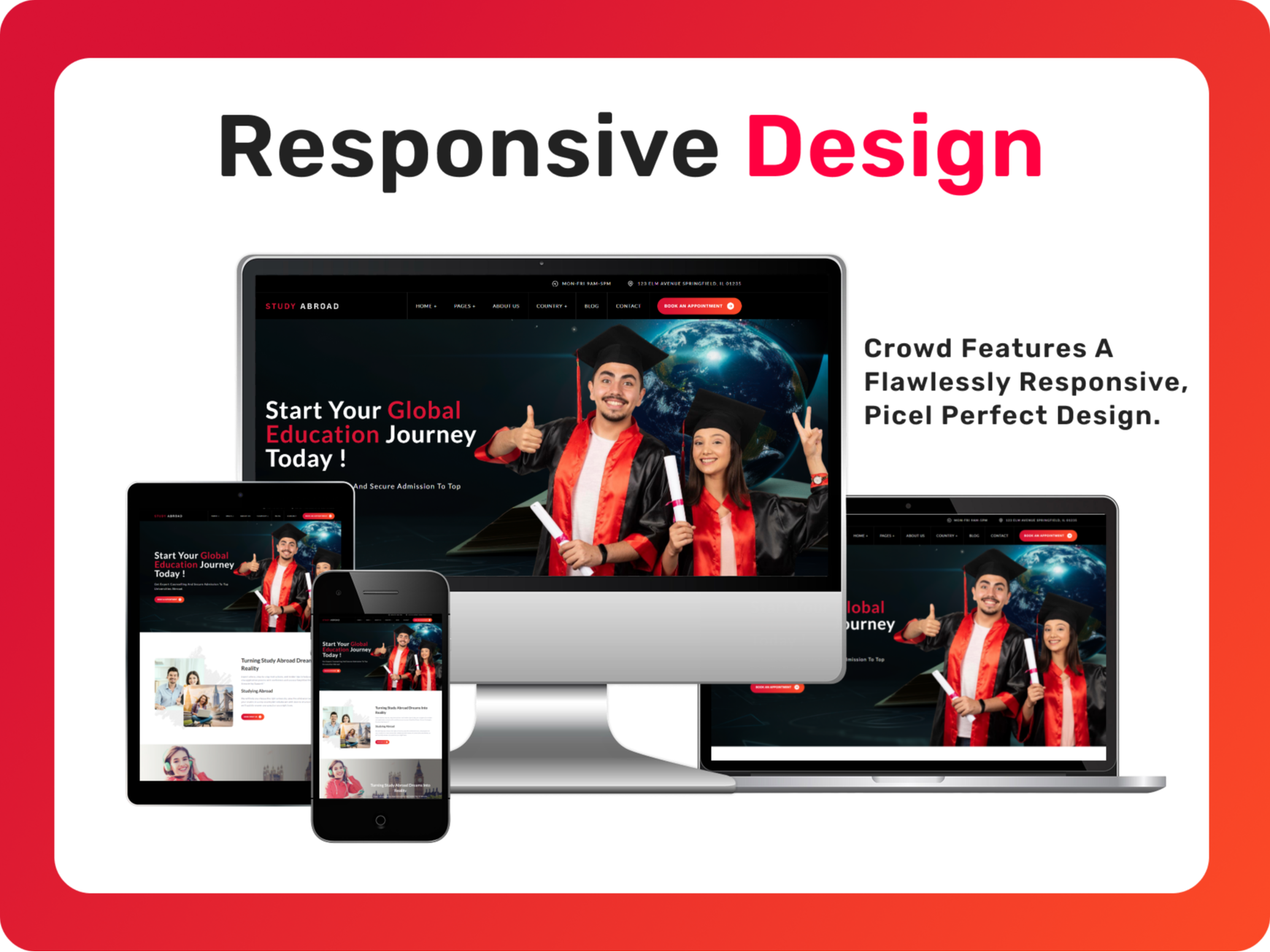 Accessible Care, Anytime, Anywhere — 100% Fully Responsive.