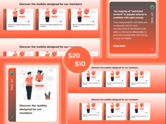 No coding knowledge is required 100% Drag & Drop