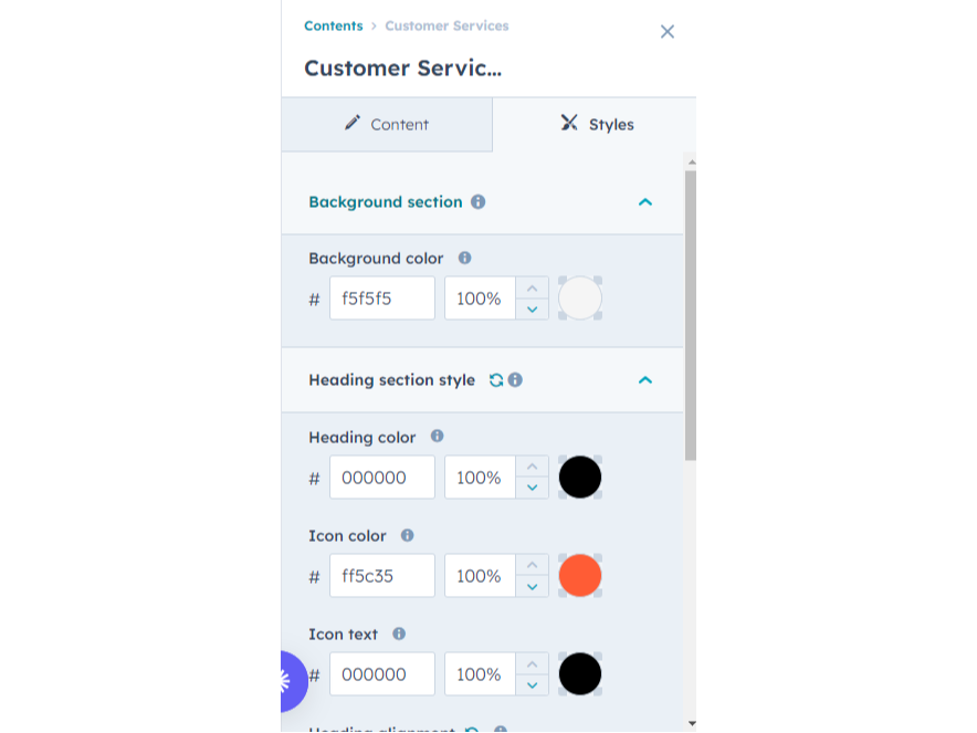 Easily change module style.