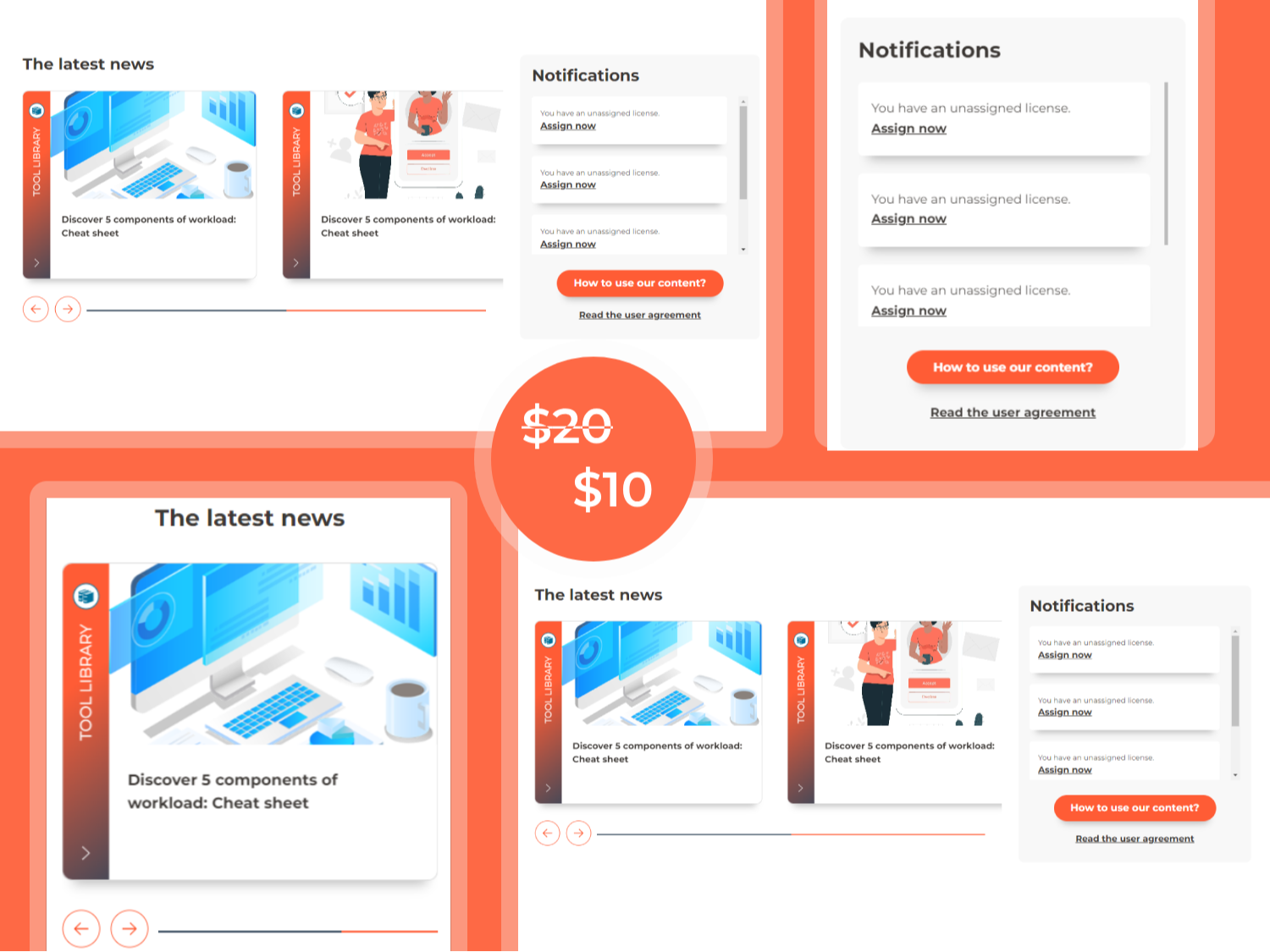 No coding knowledge is required 100% Drag & Drop